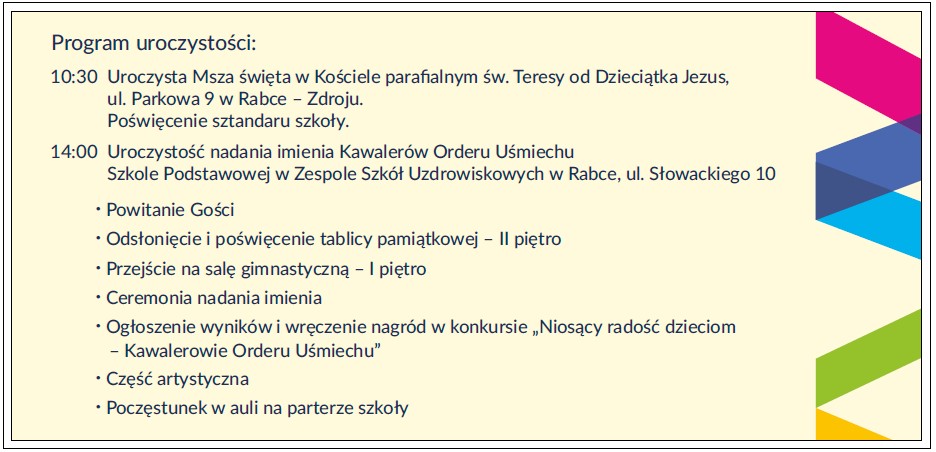 Zaproszenie na oficjalne nadanie imienia KOU