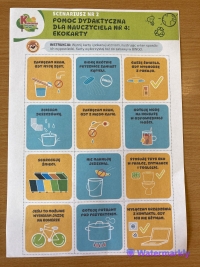 Zdjęcie prezentujące pracę uczniów z okazji światowego dnia ziemi w 2023