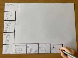 praca z okazji dnia ziemi - gra planszowa